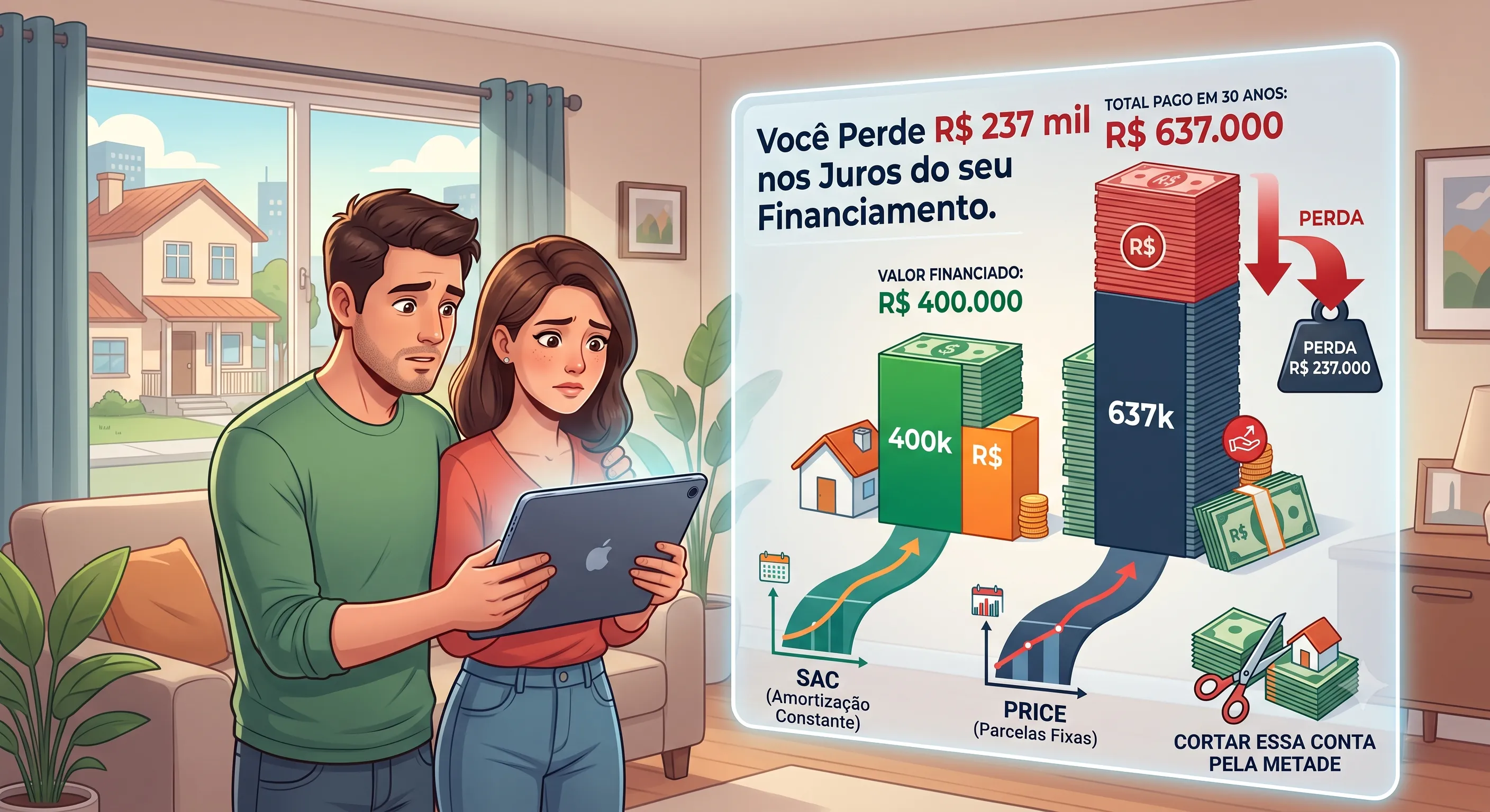 Você Perde R$ 237 mil nos Juros do seu Financiamento. Veja Por Quê.